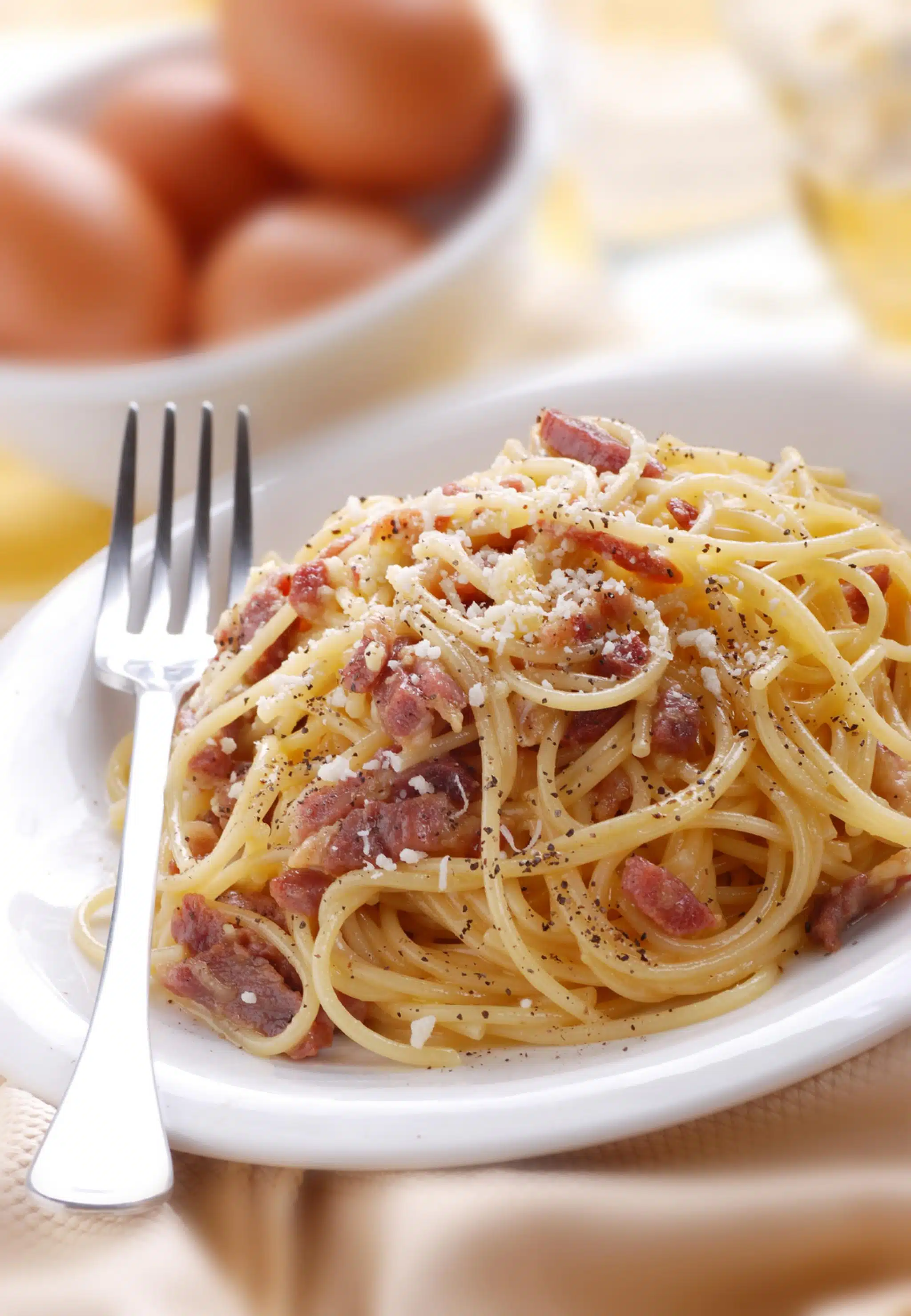 Pâte carbonara